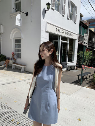 Elegant Sleeveless Vest dress