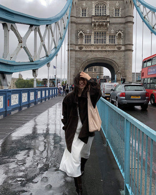 Vintage Millard Loose Straight Suede Coat