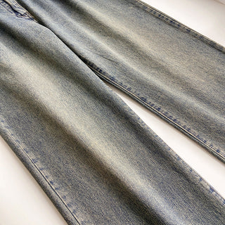 Soil-colored low-waist Jeans