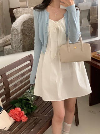 Knotted Casual Slim Dress