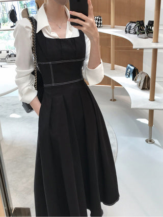 Style Square Neck Swing Dress