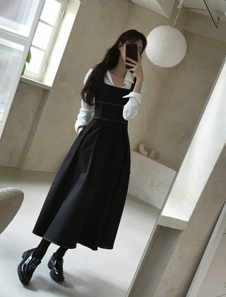 Style Square Neck Swing Dress