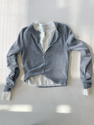 Hollow Knitted Cardigan Sweater