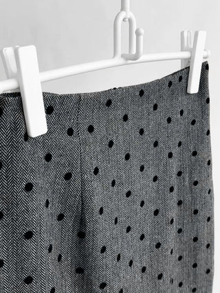 High Waist Polka Dot Skirt