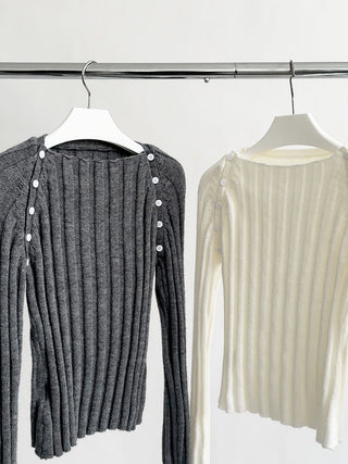 Stripe long sleeve sweater