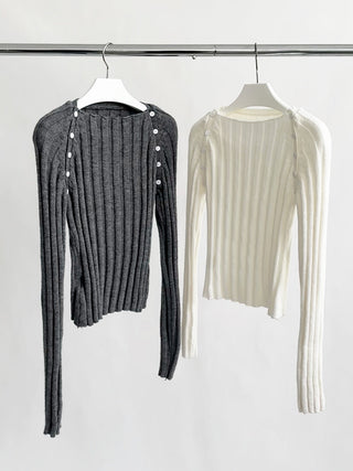 Stripe long sleeve sweater