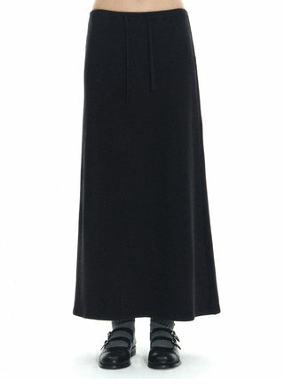 [NECY] Slim waist  A-line autumn skirt