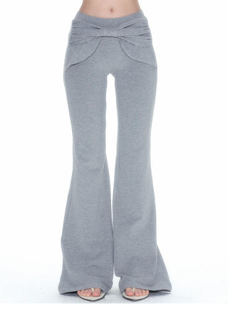 [NECY] Bow Yoga Casual Stretch Pants