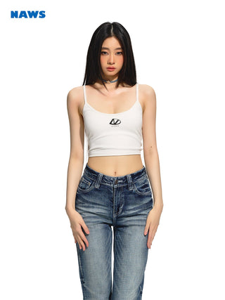 [NAWS] Embroidered sporty Inner top