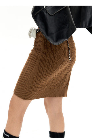 [NAWS] Wool Knit Skirt