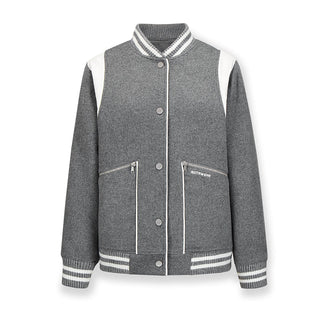 [NAWS] Ribbed baseball wool jacket