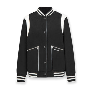 [NAWS] Ribbed baseball wool jacket