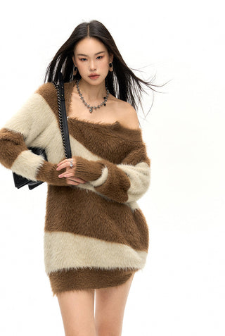 [NAWS] Striped mink sweater