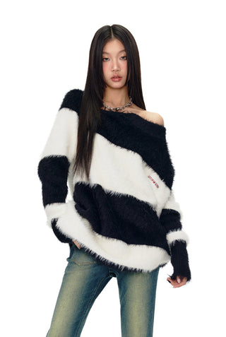 [NAWS] Striped mink sweater