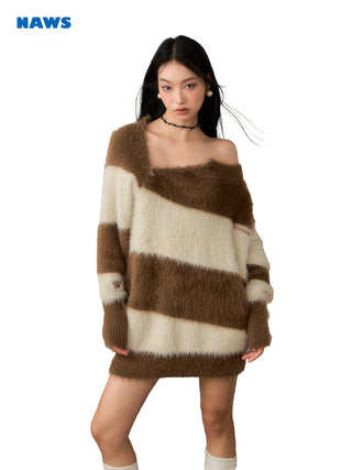 [NAWS] Striped mink sweater