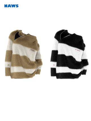 [NAWS] Striped mink sweater