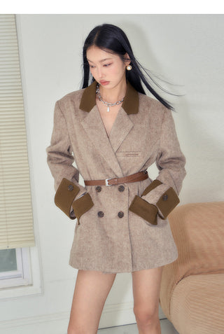 [NAWS] Night Theatre Brown Wool Coat