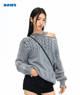 [NAWS] Trackless washed sweater