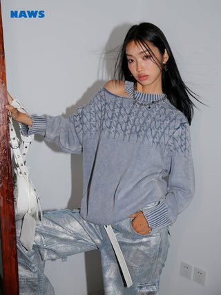 [NAWS] Trackless washed sweater