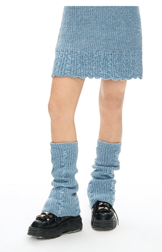 [NAWS] Wool Chunky Knit Leg Warmers