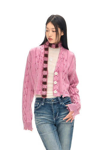 [NAWS] Retro knitted cardigan