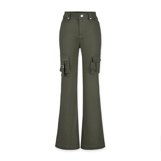 [NAWS] Slim flared cargo pants