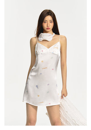 [NAWS] Silk Nightdress + Eye Mask