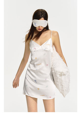 [NAWS] Silk Nightdress + Eye Mask