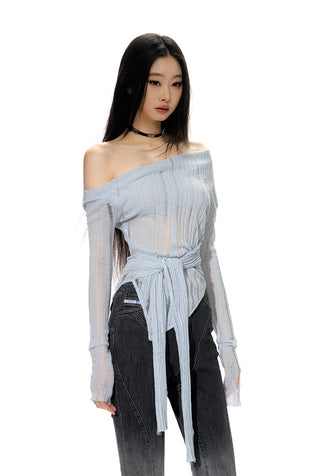 [NAWS] Slim Waist Off shoulder top