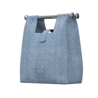 [NAWS] Washed Denim Tote Bag