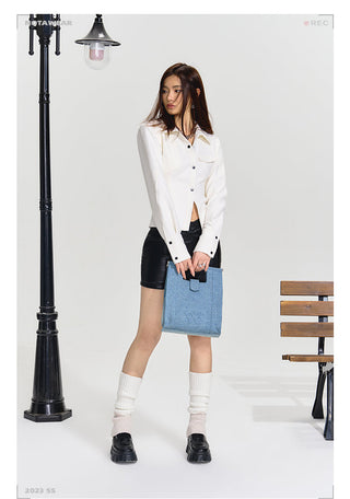 [NAWS] Wool slim jacket + hip skirt suit