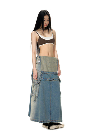 [NAWS] Removable Heavy Duty A-Line Suspender Skirt