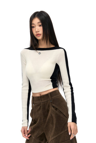 [NAWS] Silk slim knit sweater