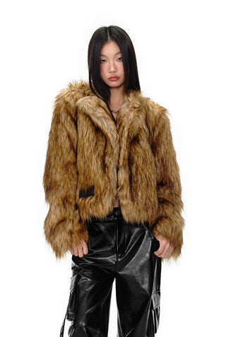 [NAWS] Loose fit fur coat