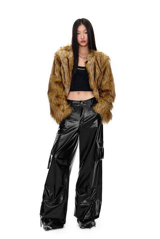 [NAWS] Loose fit fur coat