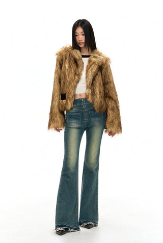 [NAWS] Loose fit fur coat