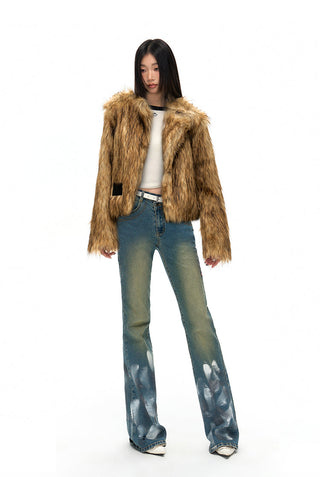 [NAWS] Loose fit fur coat