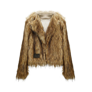 [NAWS] Loose fit fur coat