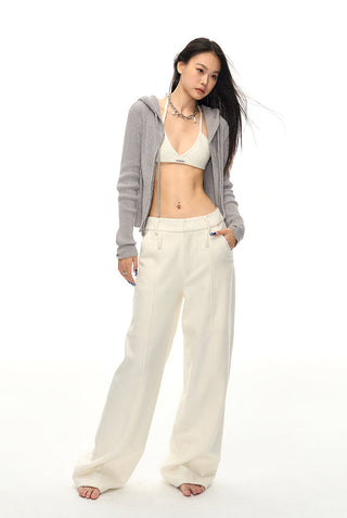 [NAWS] Relaxed casual woolen pants