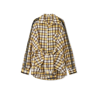 [NAWS] Butter Shirt Double Sleeve Plaid Top