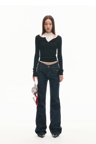 [NAWS] Ballet Holiday Knitwear Turtleneck Long Sleeve Top