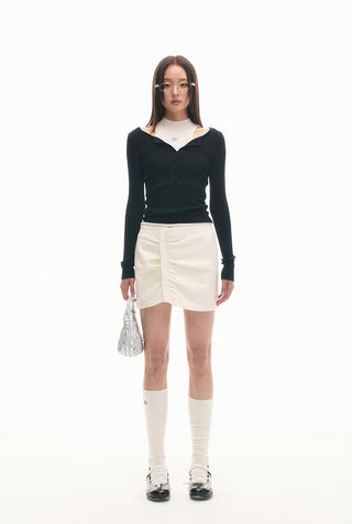 [NAWS] Ballet Holiday Knitwear Turtleneck Long Sleeve Top