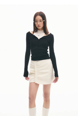 [NAWS] Ballet Holiday Knitwear Turtleneck Long Sleeve Top