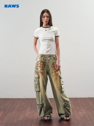 [NAWS] Python Jeans Retro Low Waist Jeans