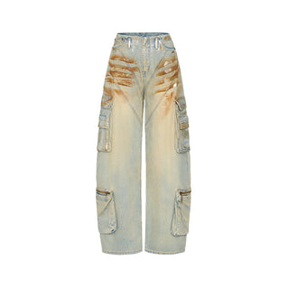 [NAWS] Python Jeans Retro Low Waist Jeans