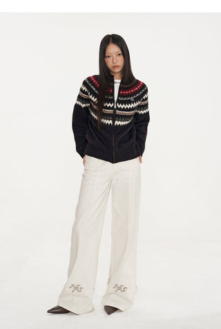 [NAWS] Parallel Straight V Waist Casual Pants