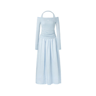 [NAWS] Garden Halterneck Wool Two-Piece Dress Set