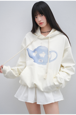 [OTR] Korean Teapot Printed Hoodie