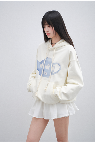 [OTR] Korean Teapot Printed Hoodie