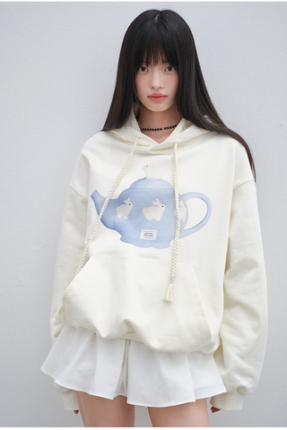 [OTR] Korean Teapot Printed Hoodie